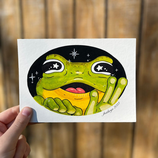 Happy Lil Guy Art Print