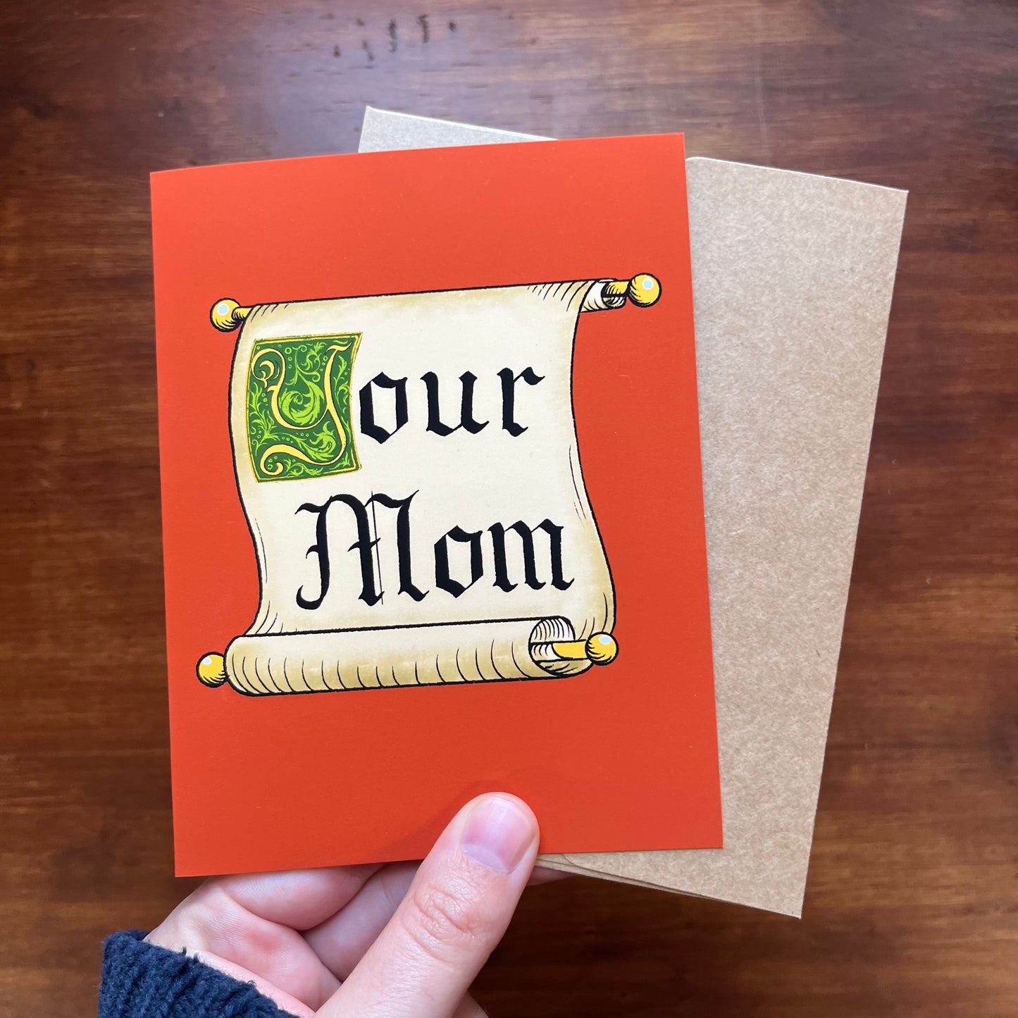 Your Mom Greeting Card