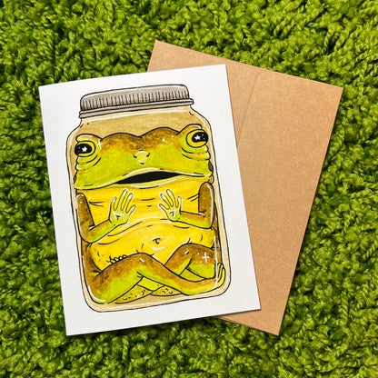 Bullfrog Greeting Card