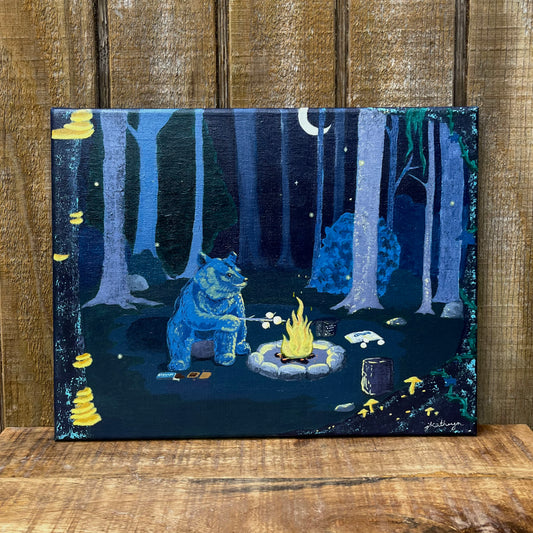 S'mores Night - Original Painting