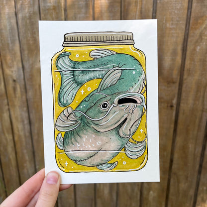 Catfish Art Print