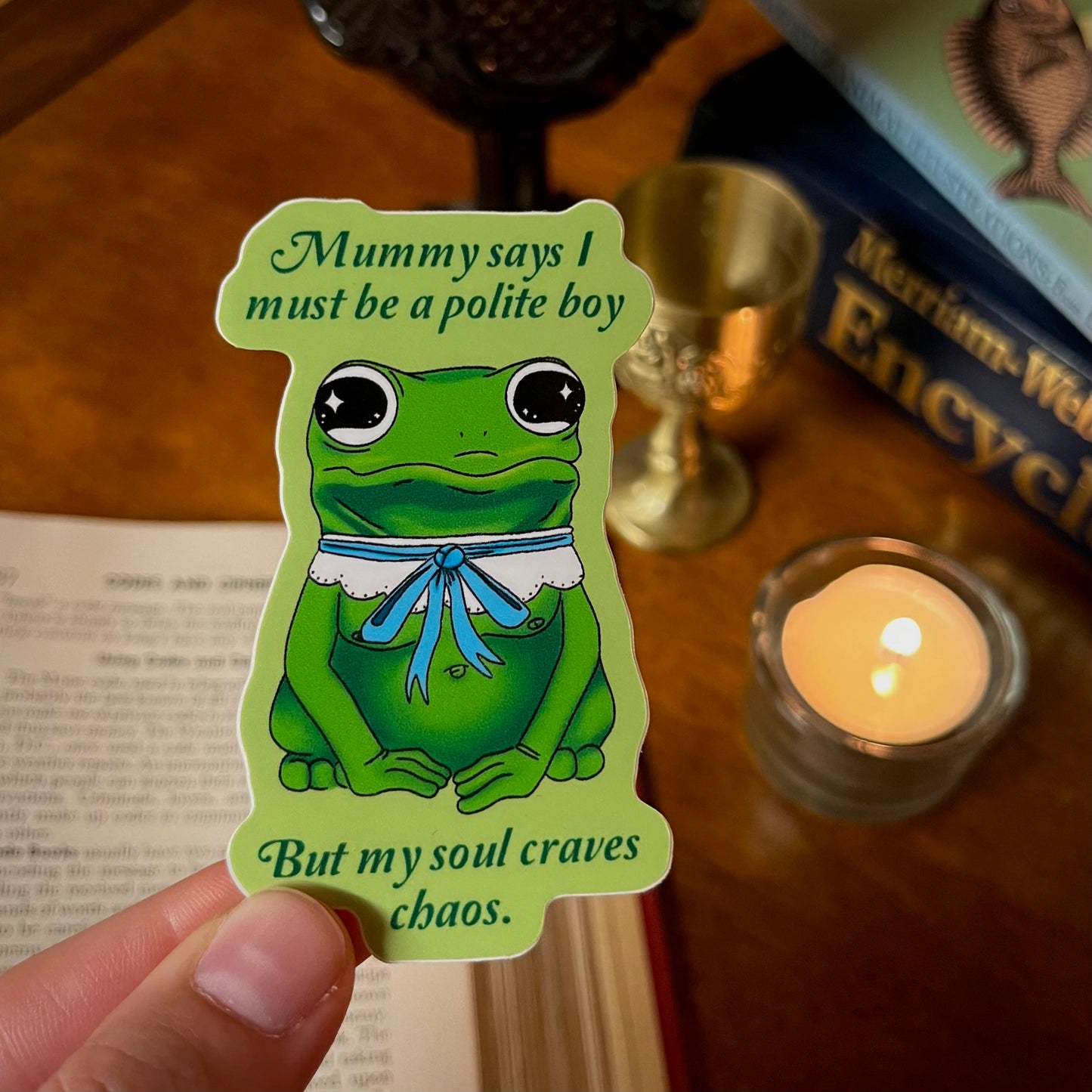 Chaos Frog Sticker