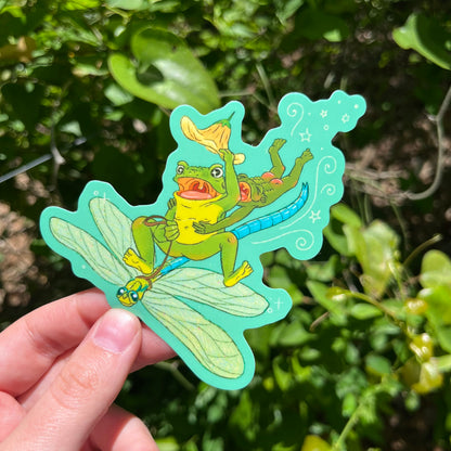 Dragonfly Adventure Sticker