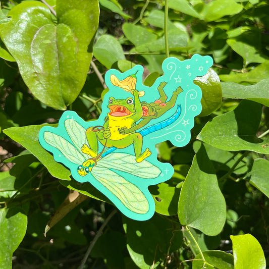 Dragonfly Adventure Sticker