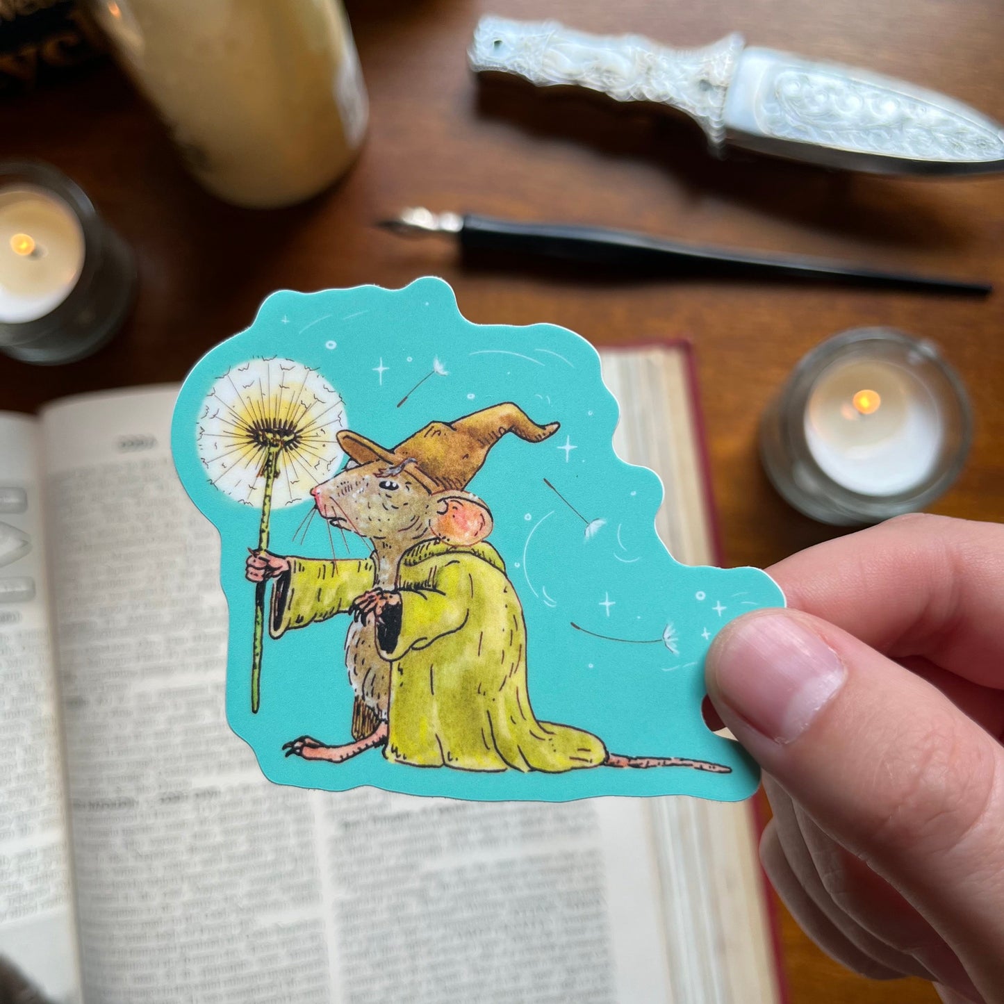 Mouse Wizard Sticker