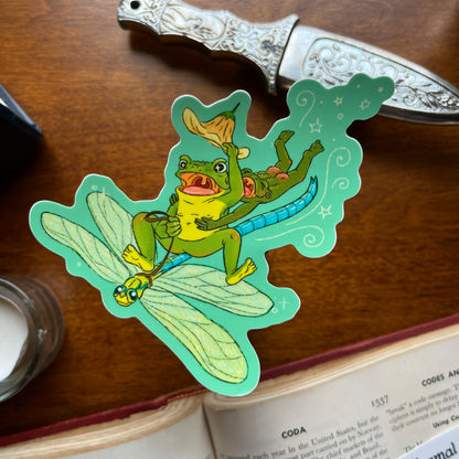 Dragonfly Adventure Sticker