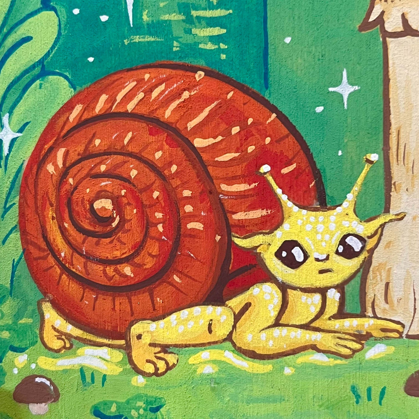 Snail Pixie - Original Painting